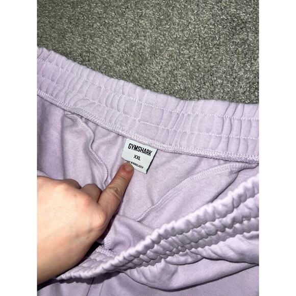 Gymshark purple fleece shorts size xxl - Picture 4 of 4